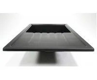 GRANISIL LAGO 680.0 Granitový dřez s odkapem, černý (4)