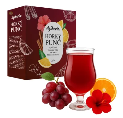 AG FOODS Group a.s. Agiberia Horký punč Svařené víno 25x20g
