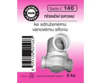 Hartman Sada č. 146: sada těs.k starému sdruž.van. sifonu Hartman Sada č. 146: sada těs.k starému sdruž.van. sifonu