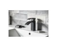 SAPHO GINKO 25 stojánková umyvadlová baterie, černá mat (1)