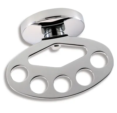 NOVASERVIS Držák kartáčů a pasty Metalia 1 chrom - 6144,0