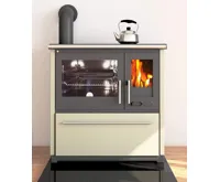 PLAMEN Sporák na tuhá paliva 850 GLAS - L béžový (16)