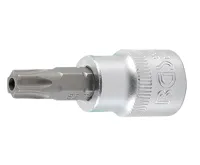 BGS Hlavice zástrčná 3/8" pro T-profil T45, s vrtáním BGS Hlavice zástrčná 3/8" pro T-profil T45, s vrtáním