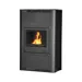 HS Flamingo Krbová kamna AQUAFLAM ® 25 s výměníkem - černá, manuální regulace