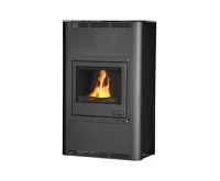 HS Flamingo Krbová kamna AQUAFLAM ® 25 s výměníkem - černá, automatická regulace
