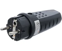 BGS Vidlice 16A/250V, průmyslová, gumová, IP44 BGS Vidlice 16A/250V, průmyslová, gumová, IP44