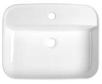 SAPHO GARDA keramické umyvadlo na desku, 50x40 cm, bílá (6)
