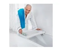 RIDDER HANDICAP sedátko na vanu s madlem, bílá (1)