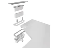 POLYSAN KAZUKO vaničkový sifon, DN40, krytka bílá (3)