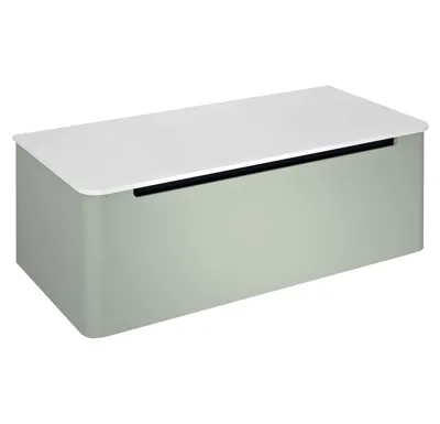 SAPHO KERALA umyvadlová skříňka 100x35x47,5cm, 1x zásuvka, verde