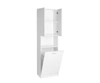 AQUALINE SIMPLEX ECO vysoká skříňka s košem 50x180x30cm (5)