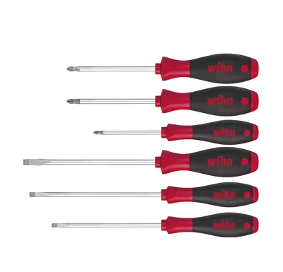 Wiha Sada šroubováků SoftFinish 4,0 x 100; 5,5 x 125; 6,5 x 150; PH1 x 80; PH2 x 100; PZ2 x 100