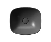 GSI NUBES keramické umyvadlo na desku 40x35cm, černá mat (3)