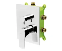 NOVASERVIS Podomítková baterie s boxem 3 vývody, NICE - BOX97051RX,0