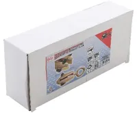 BGS Hák pro vytažení karoserie 43x30 mm, 1 oko, 5 tun, délka 210 mm (1)