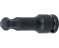 BGS Zásuvka rázového bitu ,  12,5 mm (1/2&quot;) pohon ,  vnitřní šestihran s kulovou hlavou 15 mm