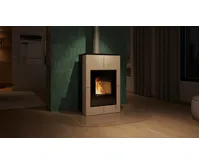 HS Flamingo Krbová kamna AQUAFLAM VARIO ® SAPORO 11kW krémová (teplovzdušná verze) (23)