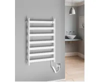 SAPHO ELIAS elektrický sušák ručníků 490x730x110 mm, 105 W, bílá mat (3)