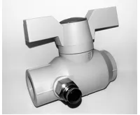 PPR kulový kohout 25 s odvodněním - motýl PPR kulový kohout 25 s odvodněním - motýl