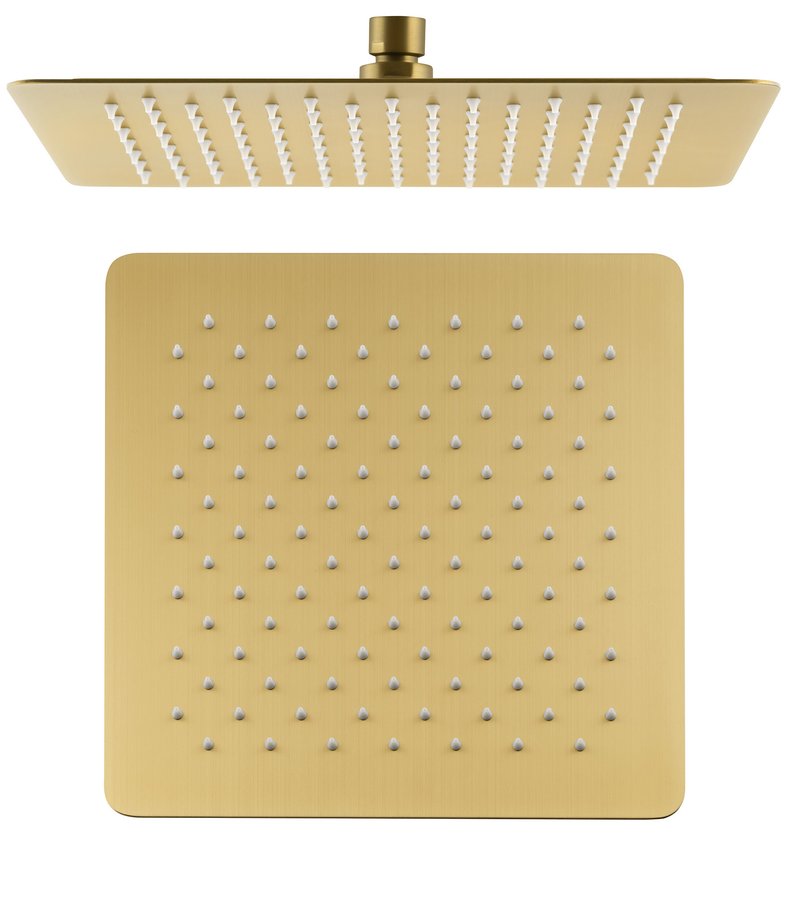 SAPHO SLIM hlavová sprcha, 300x300mm, zlato mat