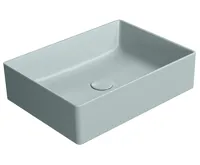 GSI KUBE X keramické umyvadlo na desku, 50x37cm, ghiaccio mat GSI KUBE X keramické umyvadlo na desku, 50x37cm, ghiaccio mat