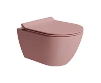 GSI PURA závěsná WC mísa, Swirlflush, 36x50cm, blush dual-mat (3)