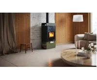 HS Flamingo Krbová kamna FLAMINGO DELUXE ® SINGA, olivová (20)