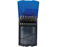 BGS Vrtáky spirálové, HSS-G M35 kobaltová ocel, 1 - 10 mm, 19dílná sada (3)