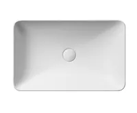 GSI PURA keramické umyvadlo na desku 60x38cm, bílá mat (3)