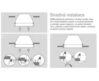 CATA Odsavač par GC DUAL 45 Černé sklo EXTRA TICHÁ A VÝKONNÁ (9)