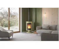 HS Flamingo Krbová kamna MASTERFLAMME ® Medie II, olivová (32)