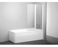 Ravak Vanová zástěna 10CVS2-100 R bílá+Transparent Ravak Vanová zástěna 10CVS2-100 R bílá+Transparent