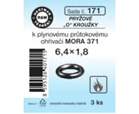 Hartman Sada č. 171: sada "O" kroužků 6,4x1,8 - 3 ks - 5037 Hartman Sada č. 171: sada "O" kroužků 6,4x1,8 - 3 ks - 5037
