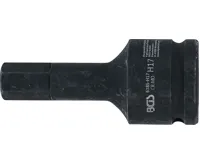 BGS Hlavice zástrčná tvrzená, délka 100 mm, 20 mm (3/4"), vnitřní šestihran 17 mm - BGS 6185-H (1)