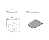 GSI WC sedátko, SLIM, Soft Close, Quick Release, blush mat/chrom (3)