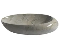 SAPHO DALMA keramické umyvadlo na desku, 68x44 cm, grigio (3)