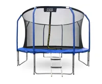 GoodJump 4UPVC modrá trampolína 366 cm s ochrannou sítí + žebřík - Inside