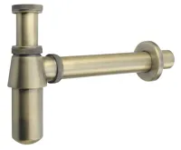 AQUALINE RETRO umyvadlový sifon 5/4&quot;, odpad 32mm, tmavý bronz