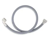 NOVASERVIS Pračková napouštěcí hadice s kolenem šedá 150cm - PNK/150 NOVASERVIS Pračková napouštěcí hadice s kolenem šedá 150cm - PNK/150