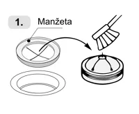 Vyjímatelná gumová manžeta Ø 80mm - AMC (5)