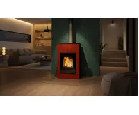 HS Flamingo Krbová kamna AQUAFLAM VARIO ® SAPORO 11/5kW červená (14)