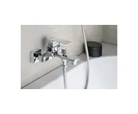 AQUALINE FACTOR nástěnná vanová baterie, chrom (1)