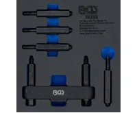 BGS Vložka do dílenského vozíku 1/6: Klíč na matice s čelními otvory ,  pro zadní nápravy nákl