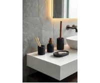 SAPHO CRAFT WC štětka na postavení, acacia/černá (3)