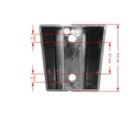 Držák sprchy polohovací, plast/chrom (1)