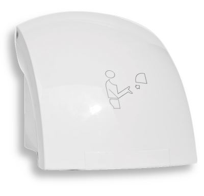 NOVASERVIS Elektrický senzorový osoušeč rukou, 1500 W, bílý - 69091,1