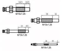 BGS Sada testerů pro zkoušku komprese benzínových a naftových motorů (2)