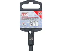 BGS Nástrčná hlavice pro upnutí závitníku, 6,3 mm (1/4"), 4,0 mm (2)