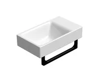 GSI NUBES čelní držák ručníků 40cm, černá (1)