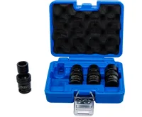 BGS Hlavice nástrčné 1/2" 16,0-19,0 mm, kloubové, 4 díly, tvrzené